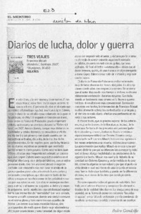 Diarios de lucha, dolor y guerra