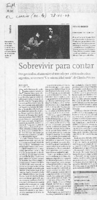 Sobrevivir para contar