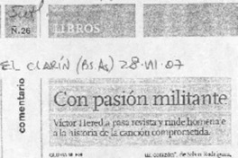 Con pasión militante