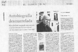 Autobiografía desmantelada