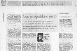 Con el equilibrio justo