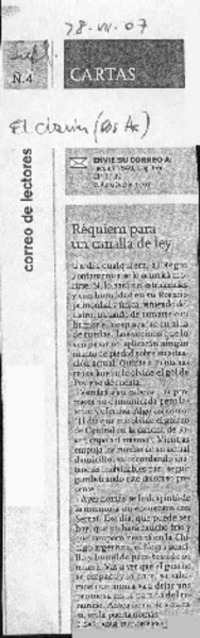 Réquiem para un canalla de ley