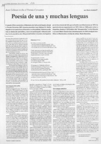 poesía de una y muchas lenguas