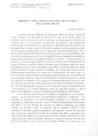 Héroes y villanos en Soldados de Salamina de Javier Cercas