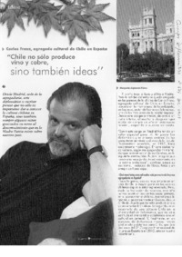 "Chile no sólo produce vino y cobre, sino también ideas" (entrevista)