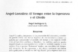 El tiempo entre la esperanza y el olvido