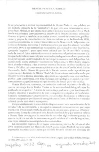 Oreste Plath en Madrid