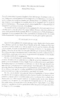 Neruda - Toral: talentos cruzados