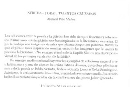 Neruda - Toral: talentos cruzados