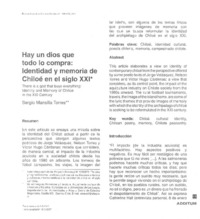 Hay un dios que todo lo compra: Identidad y memoria de Chiloé en el siglo XXI