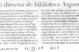 Nuevo director de biblioteca Arguedas