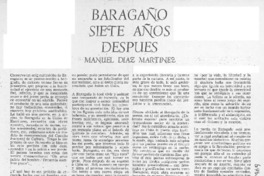 Baragaño siete años después