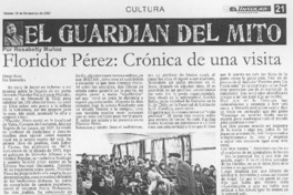 Floridor Pérez: crónica de una visita