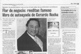 Flor de negocio: reeditan famoso libro de autoayuda de Gerardo Rocha