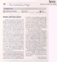 Volodia, patrimonio cultural