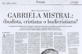 ¿Budista, cristiana o budicristiana?