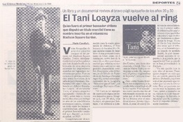 El Tani Loayza vuelve al ring