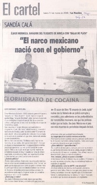 "El narco mexicano nació con el gobierno" (entrevista)