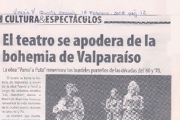 El Teatro se apodera de la bohemia de Valparaíso