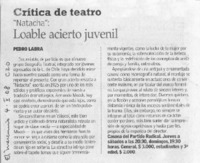 Loable acierto juvenil