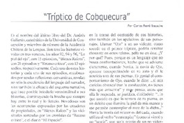 "Tríptico de Cobquecura"