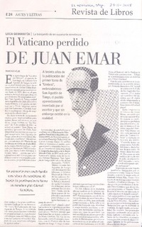 El Vaticano perdido de Juan Emar