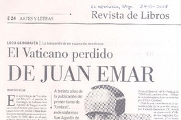 El Vaticano perdido de Juan Emar