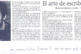 El arte de escribir cuentos