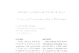 Neruda y su obra según Teitelboim