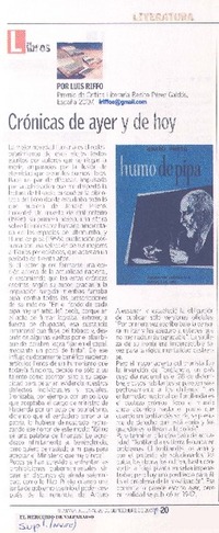 Crónicas de ayer y de hoy