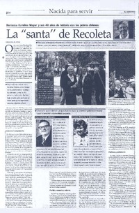 La "santa" de Recoleta
