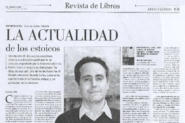 La actualidad de los estoicos (entrevista)