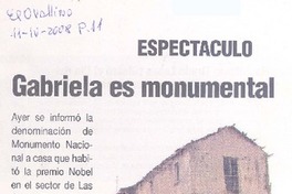 Gabriela es monumental