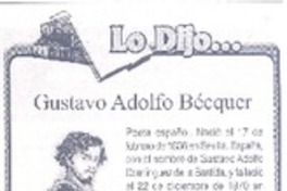 Gustavo Adolfo Bécquer