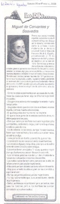 Miguel de Cervantes y Saavedra