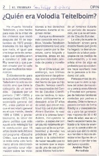 ¿Quién era Volodia Teitelboim?