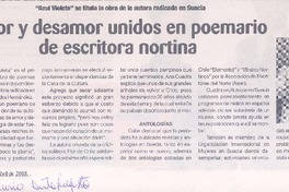 Amor y desamor unidos en poemario de escritora nortina
