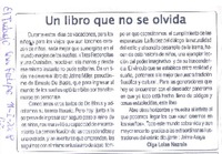 Un libro que no se olvida