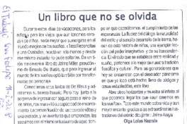 Un libro que no se olvida