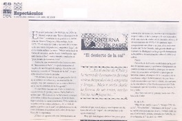 "El desierto de la sal"