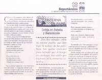 Cobija en Sabella y Bahamonde