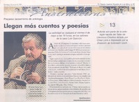 Llegan más cuentos y poesías
