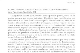 El recuerdo del presente