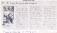 El colectivo y la memoria histórica