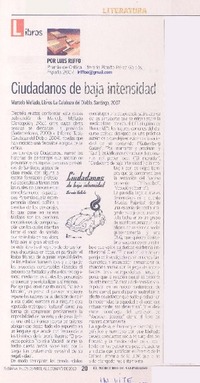 Ciudadanos de baja intensidad