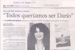 "Todos queríamos ser Darío" (entrevista)