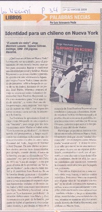 Identidad para un chileno en Nueva York