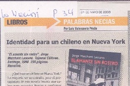 Identidad para un chileno en Nueva York