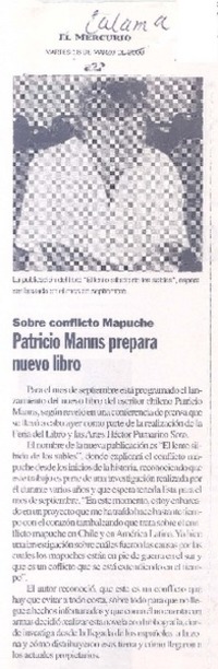 Patricio Manns prepara nuevo libro