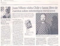 Juan Villoro visita Chile y lanza libro de cuentos sobre estereotipos mexicanos